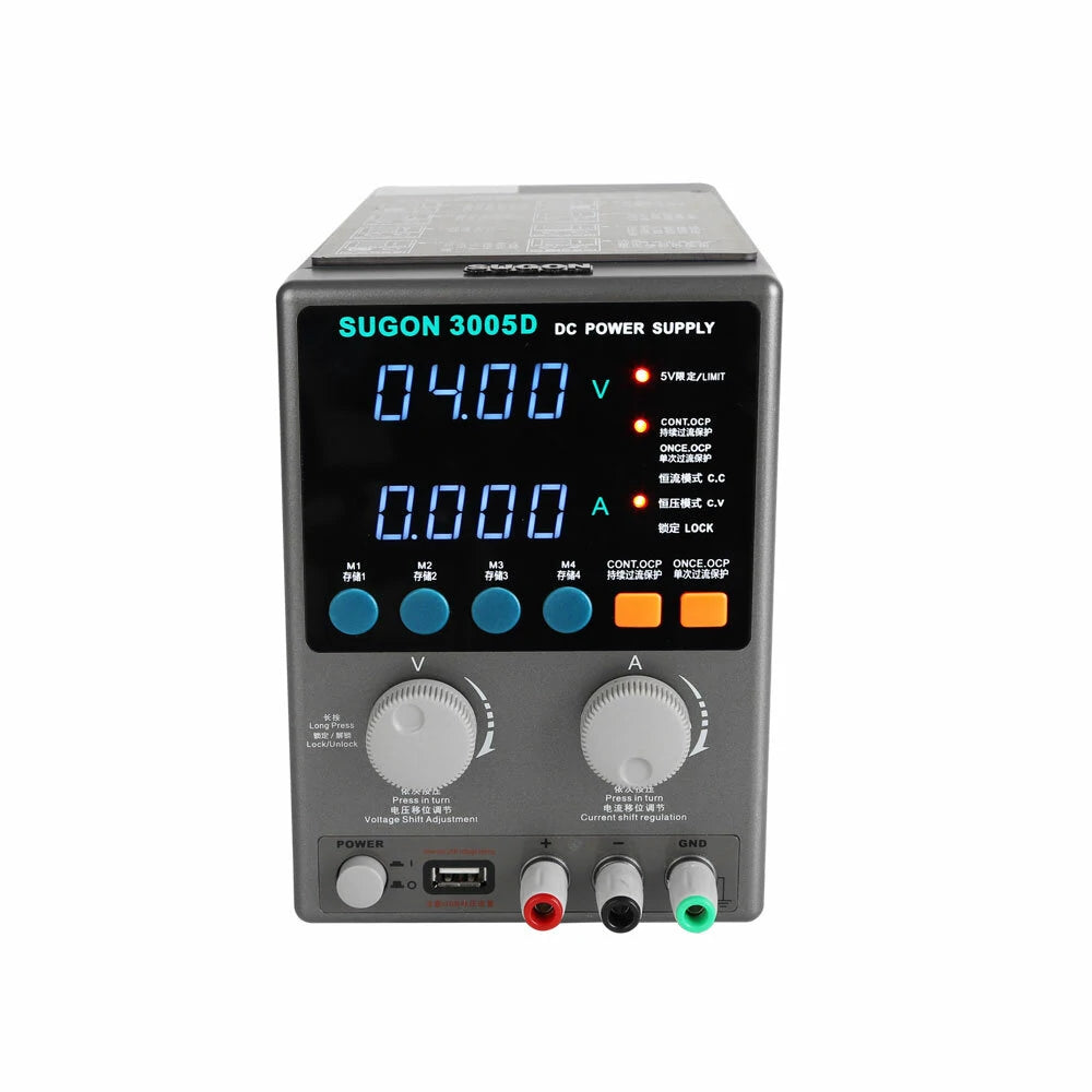 Alimentation stabilisée de laboratoire (Sugon 3005D 30V 5A)